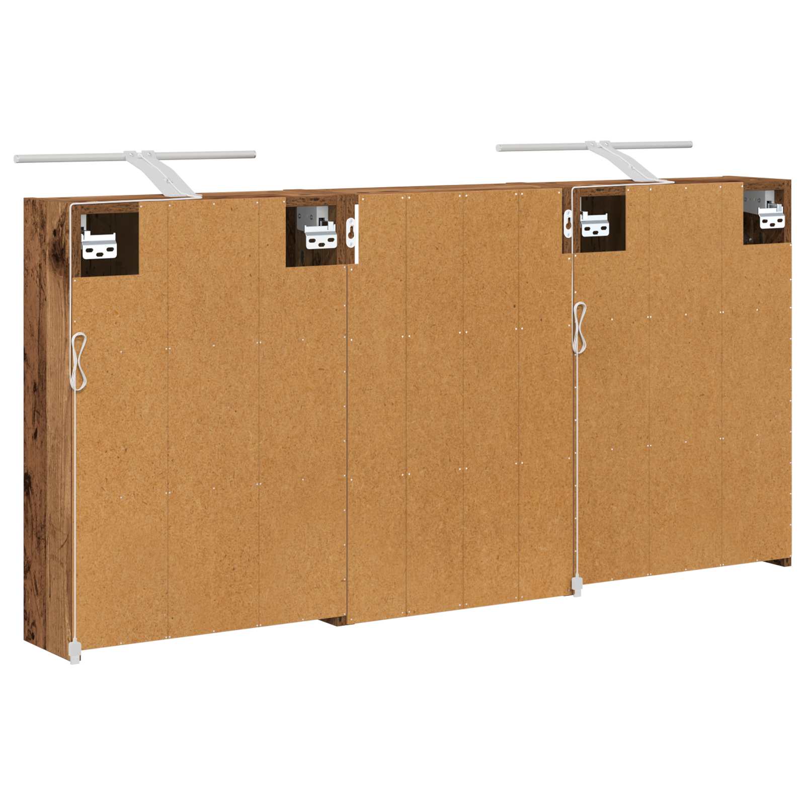 Set di Armadi da Bagno con lo scaffale 3 pcs 126 x 16 x 62.5 cm | homemem39