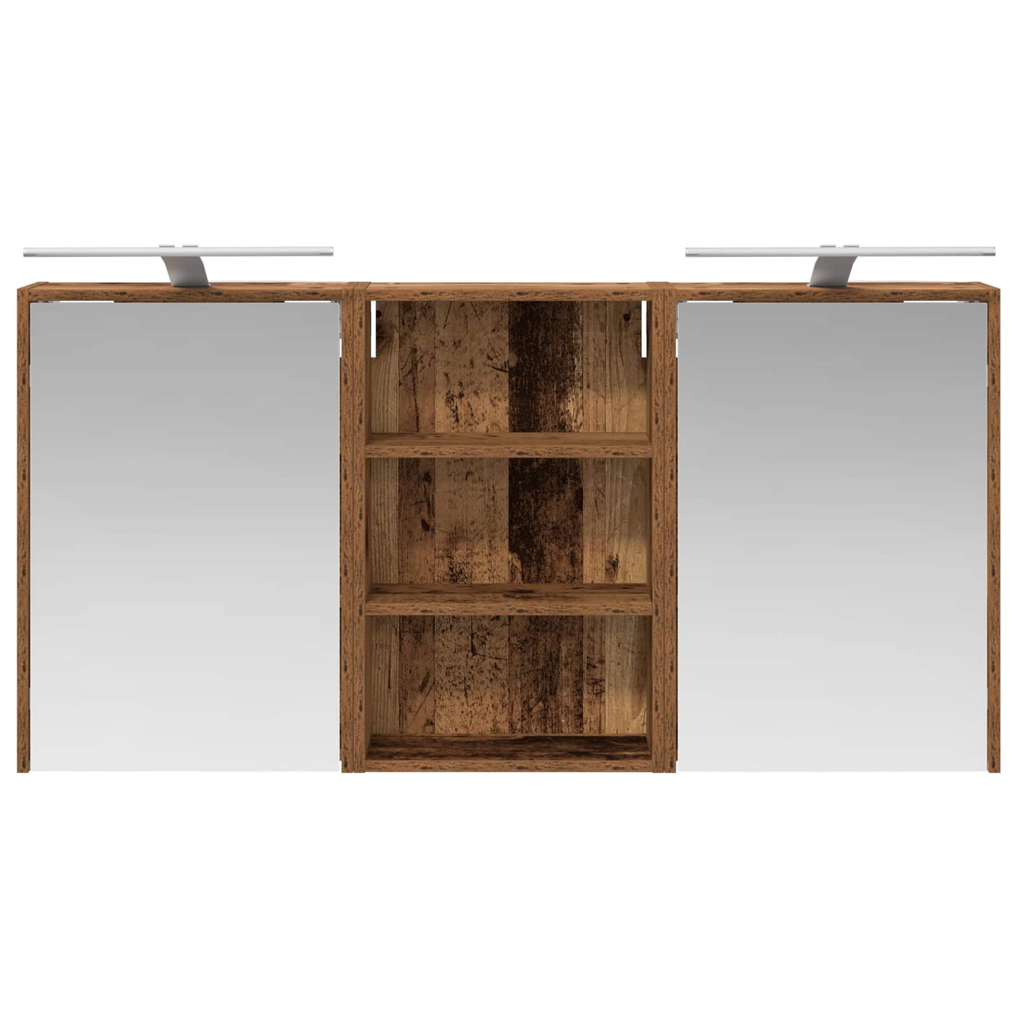 Set di Armadi da Bagno con lo scaffale 3 pcs 126 x 16 x 62.5 cm | homemem39