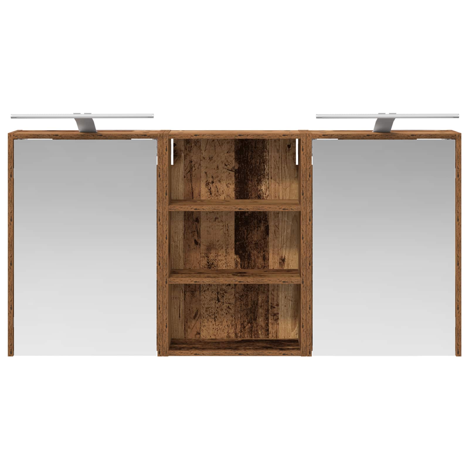 Set di Armadi da Bagno con lo scaffale 3 pcs 126 x 16 x 62.5 cm | homemem39