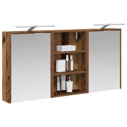 Set di Armadi da Bagno con lo scaffale 3 pcs 126 x 16 x 62.5 cm | homemem39