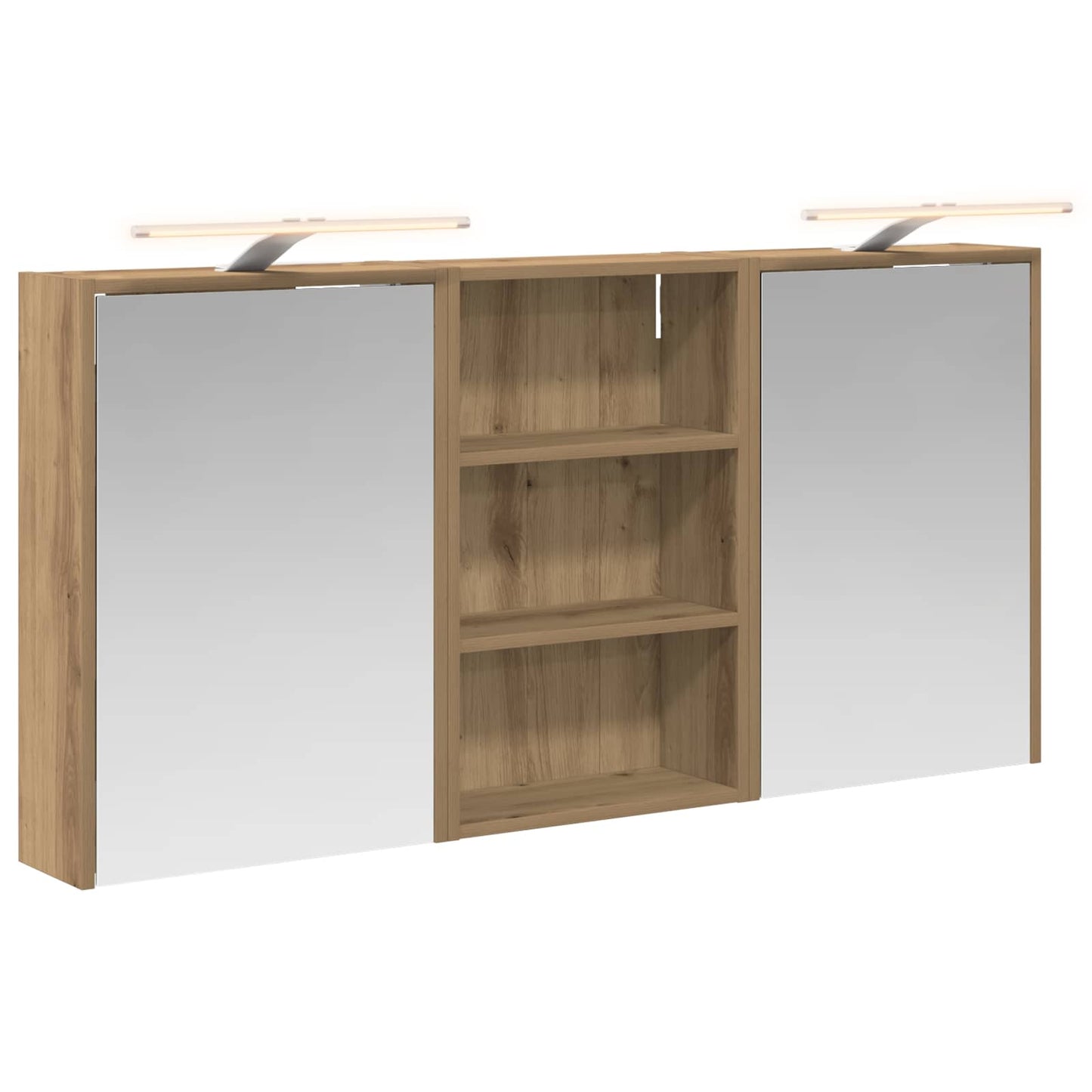 Set di Armadi da Bagno con lo scaffale 3 pcs 126 x 16 x 62.5 cm | homemem39