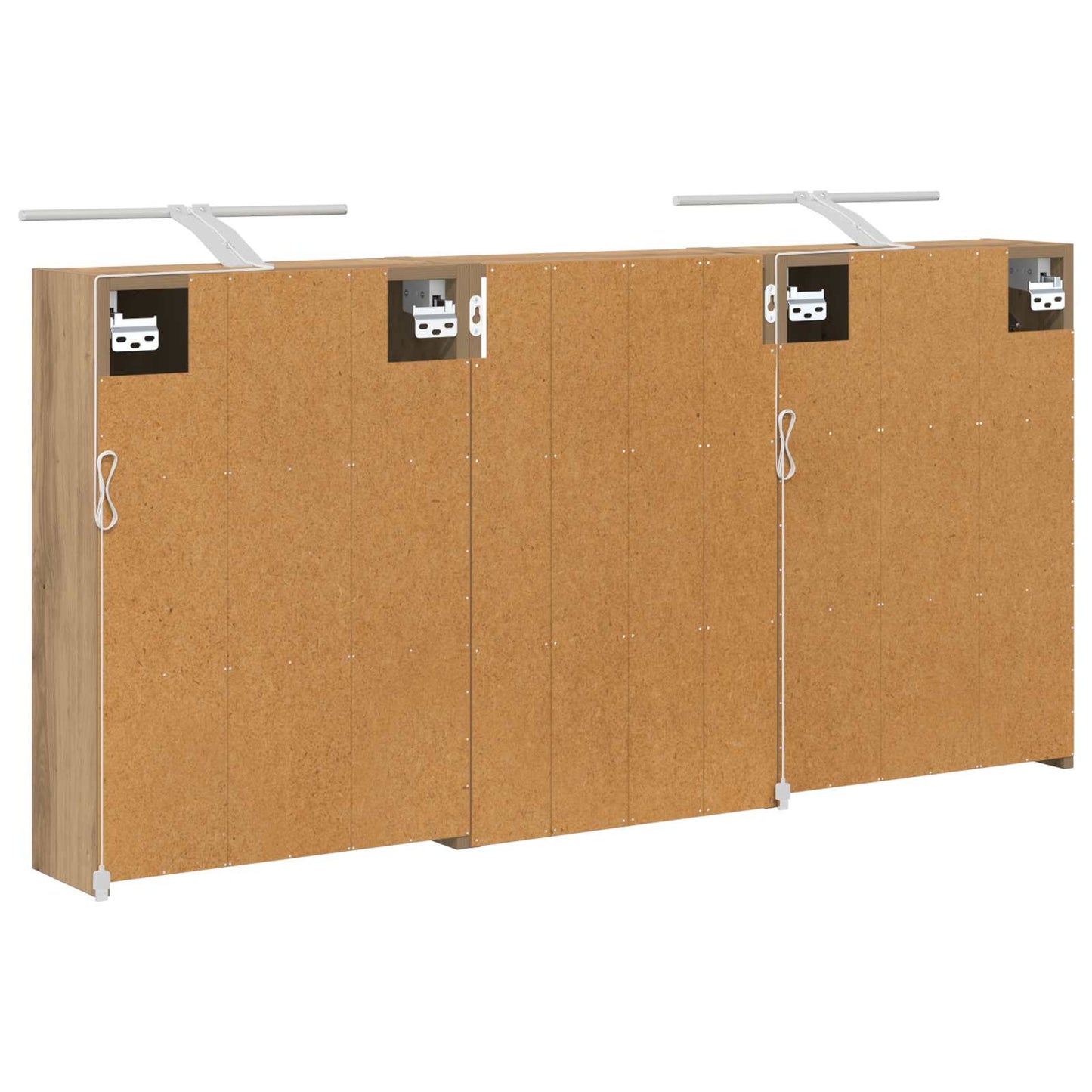 Set di Armadi da Bagno con lo scaffale 3 pcs 126 x 16 x 62.5 cm | homemem39
