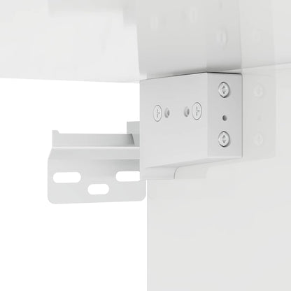 Set di mobili per il bagno con cassetto 3 pcs Bianco Lucido