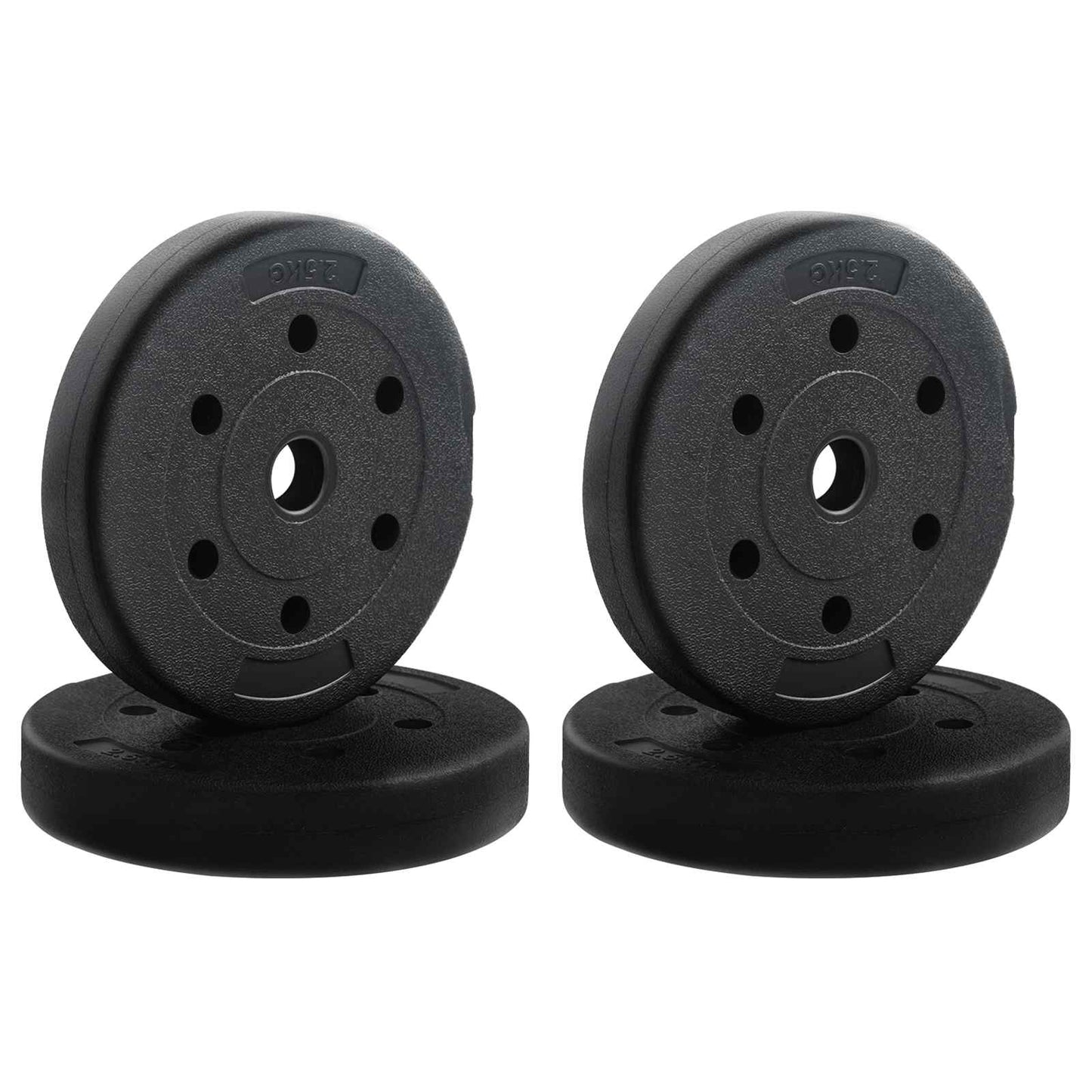 Set di Manubri 4-in-1 Nero e Rosso 121 x 19,5 x 19,5 cm