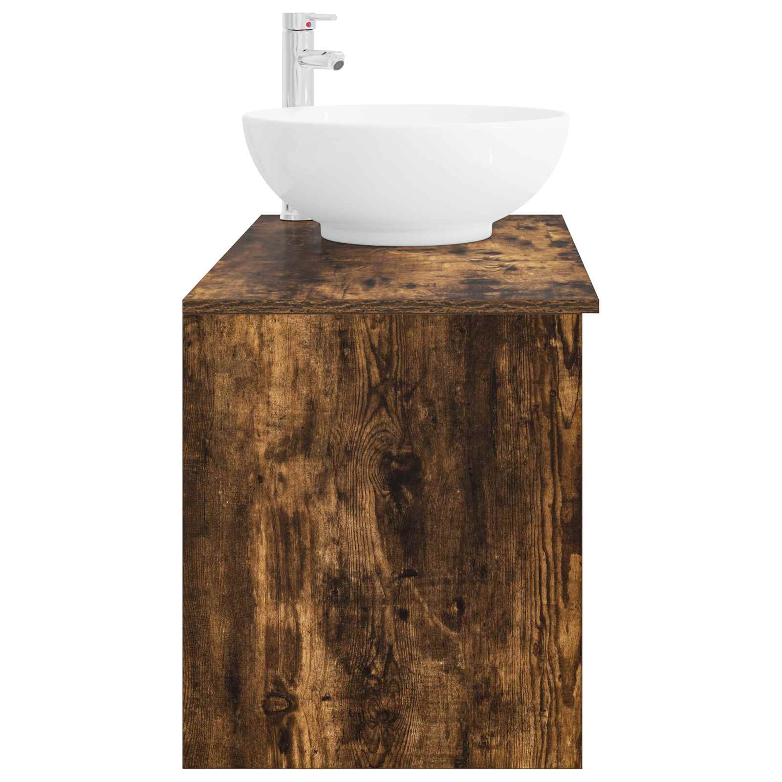 Set di mobili per il bagno 2 pcs Rovere Fumo | homemem39