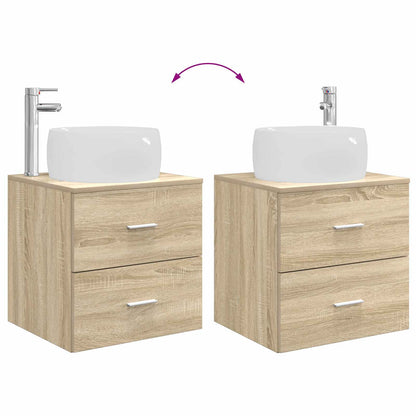 Set di mobili per il bagno 2 pcs Rovere Sonoma | homemem39