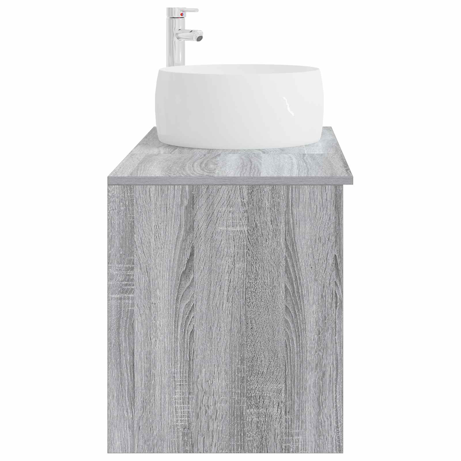 Set di mobili per il bagno 2 pcs Sonoma grigio | homemem39