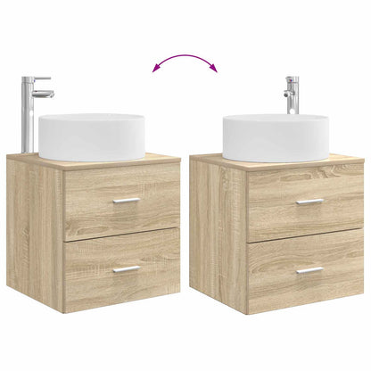 Set di mobili per il bagno 2 pcs Rovere Sonoma | homemem39