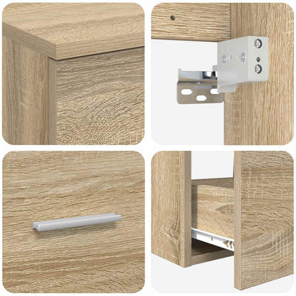 Set di mobili per il bagno 2 pcs Rovere Sonoma | homemem39