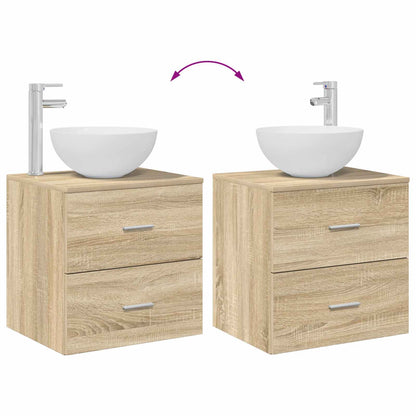 Set di mobili per il bagno 2 pcs Rovere Sonoma | homemem39