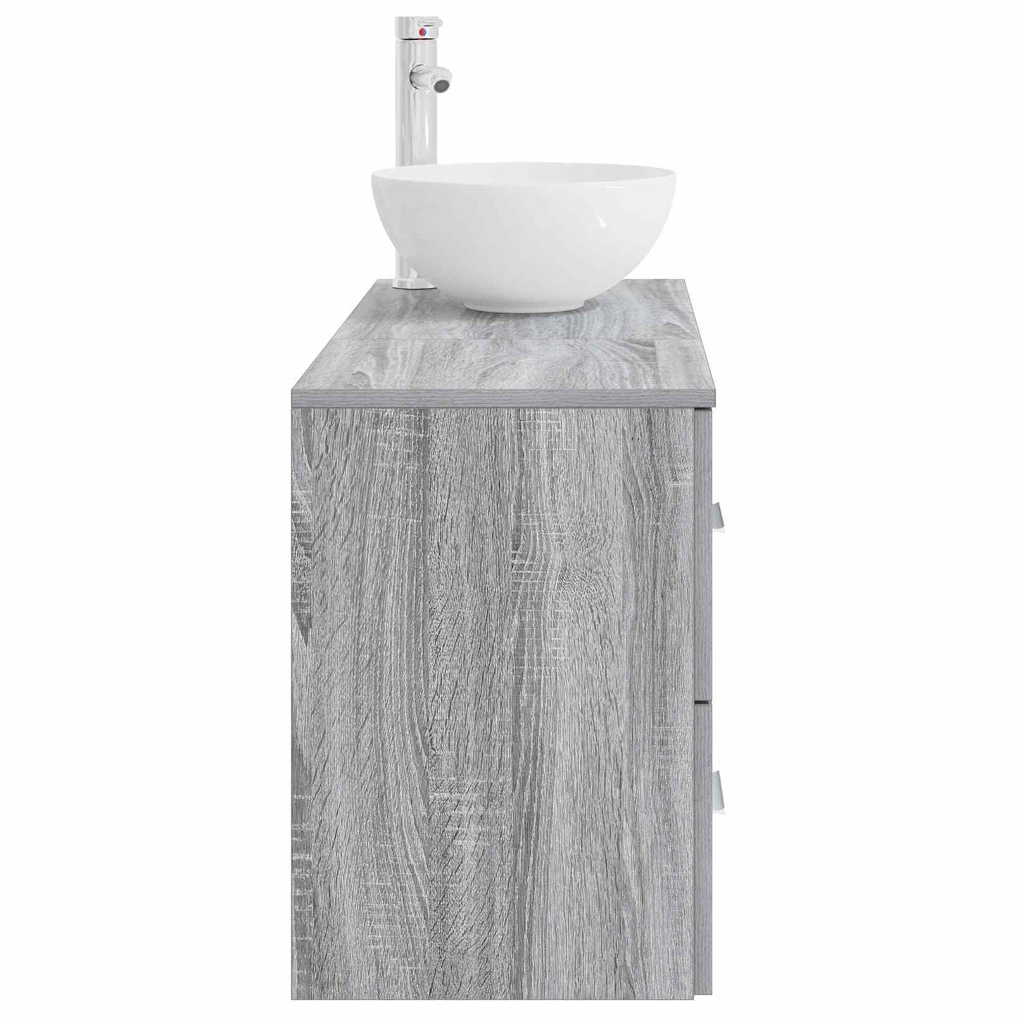 Set di mobili per il bagno 2 pcs Sonoma grigio | homemem39