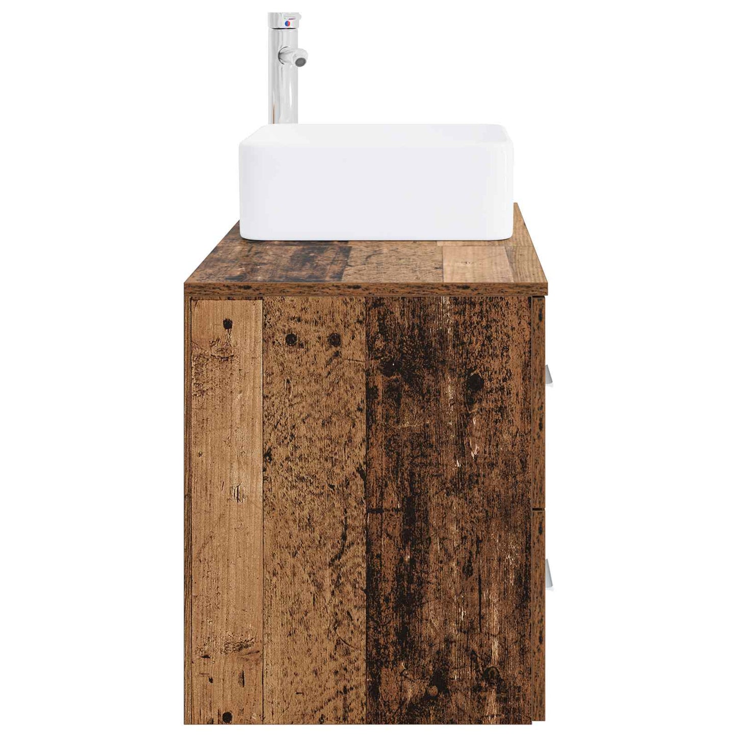 Set di mobili per il bagno 2 pcs Legno antico | homemem39