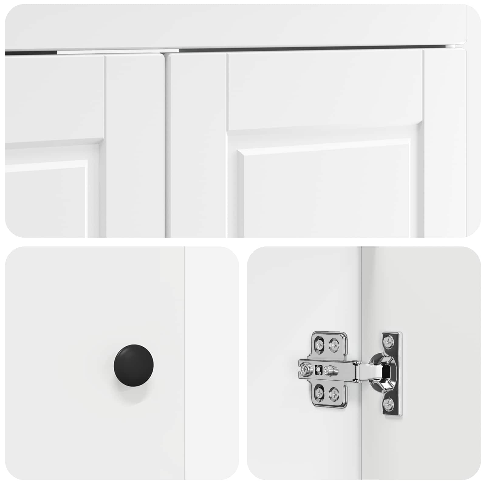 Set di mobili per il bagno Bianco 56 x 37,5 x 81 cm | homemem39