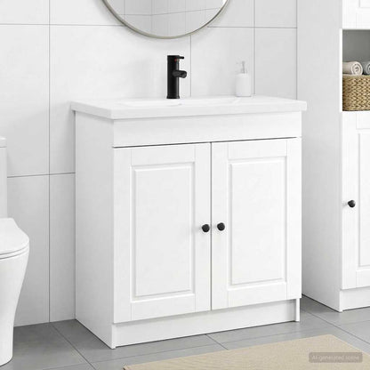Set di mobili per il bagno Bianco 56 x 37,5 x 81 cm | homemem39