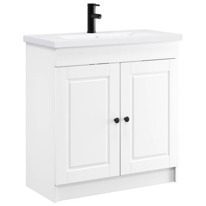 Set di mobili per il bagno Bianco 56 x 37,5 x 81 cm | homemem39