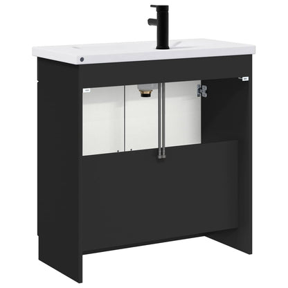 Set di mobili per il bagno Nero 56 x 37,5 x 81 cm | homemem39