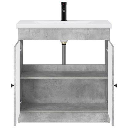 Set di mobili per il bagno Grigio Cemento 56 x 37,5 x 81 cm | homemem39