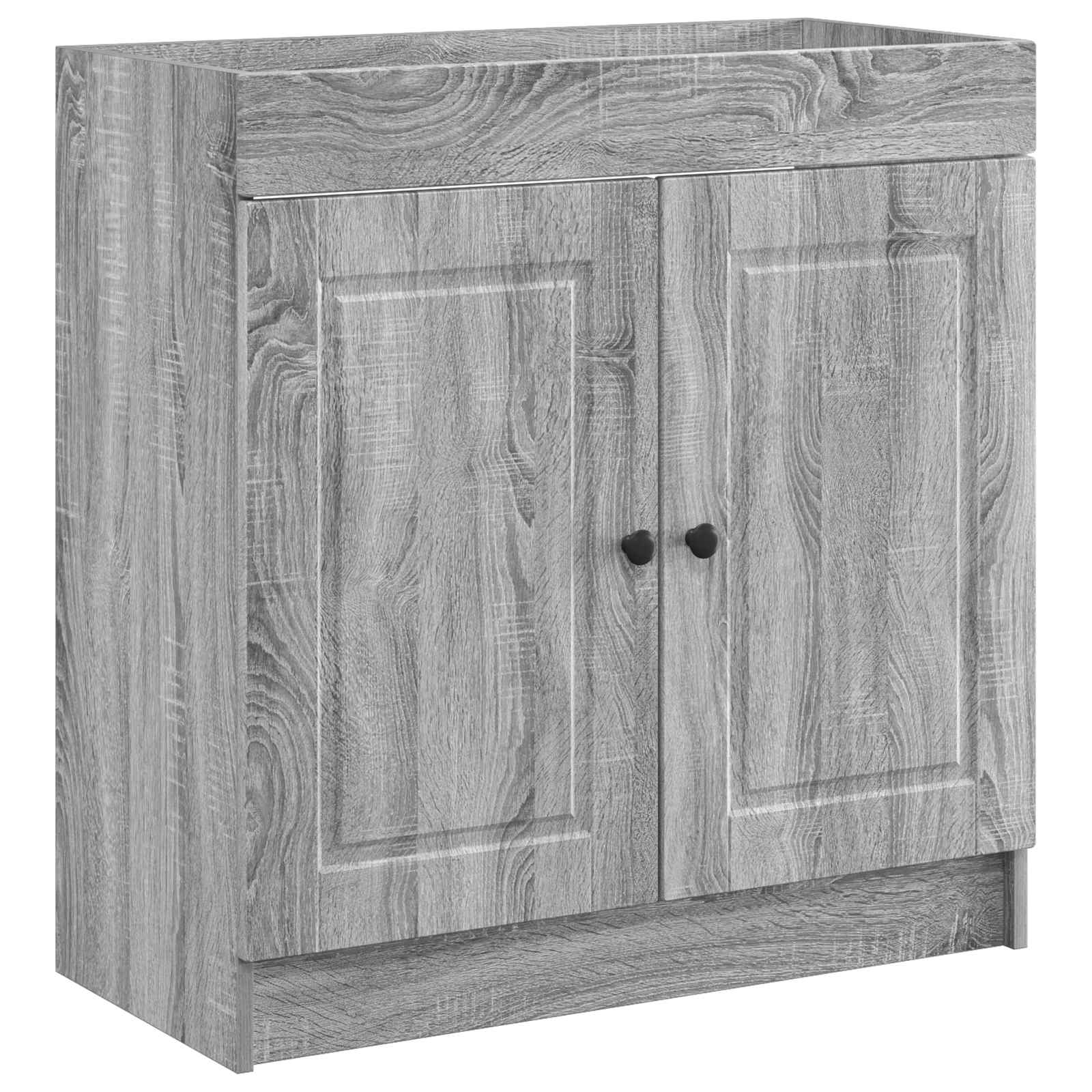 Set di mobili per il bagno Sonoma grigio 56 x 37,5 x 81 cm | homemem39