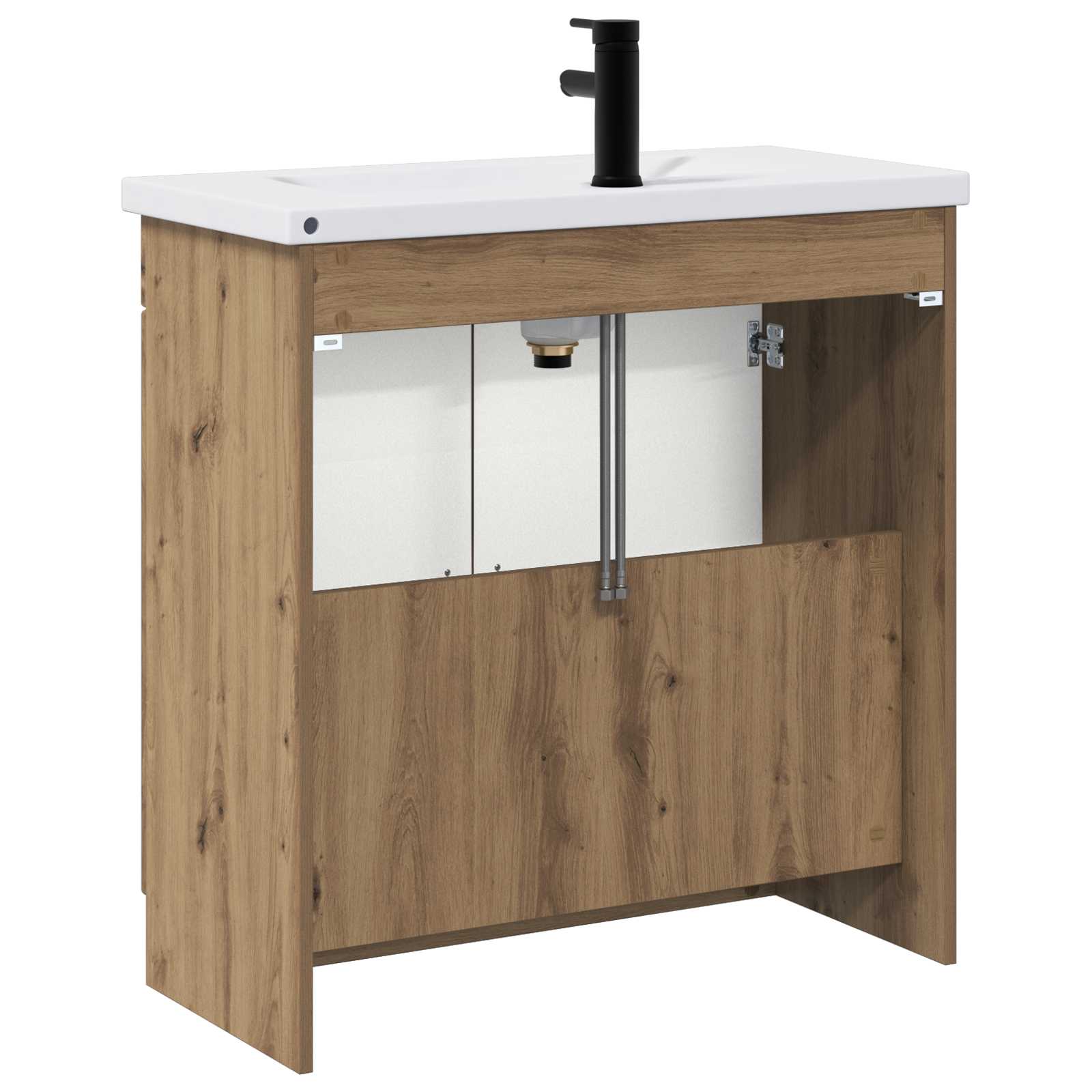 Set di mobili per il bagno Rovere Artigianale 56 x 37,5 x 81 cm | homemem39