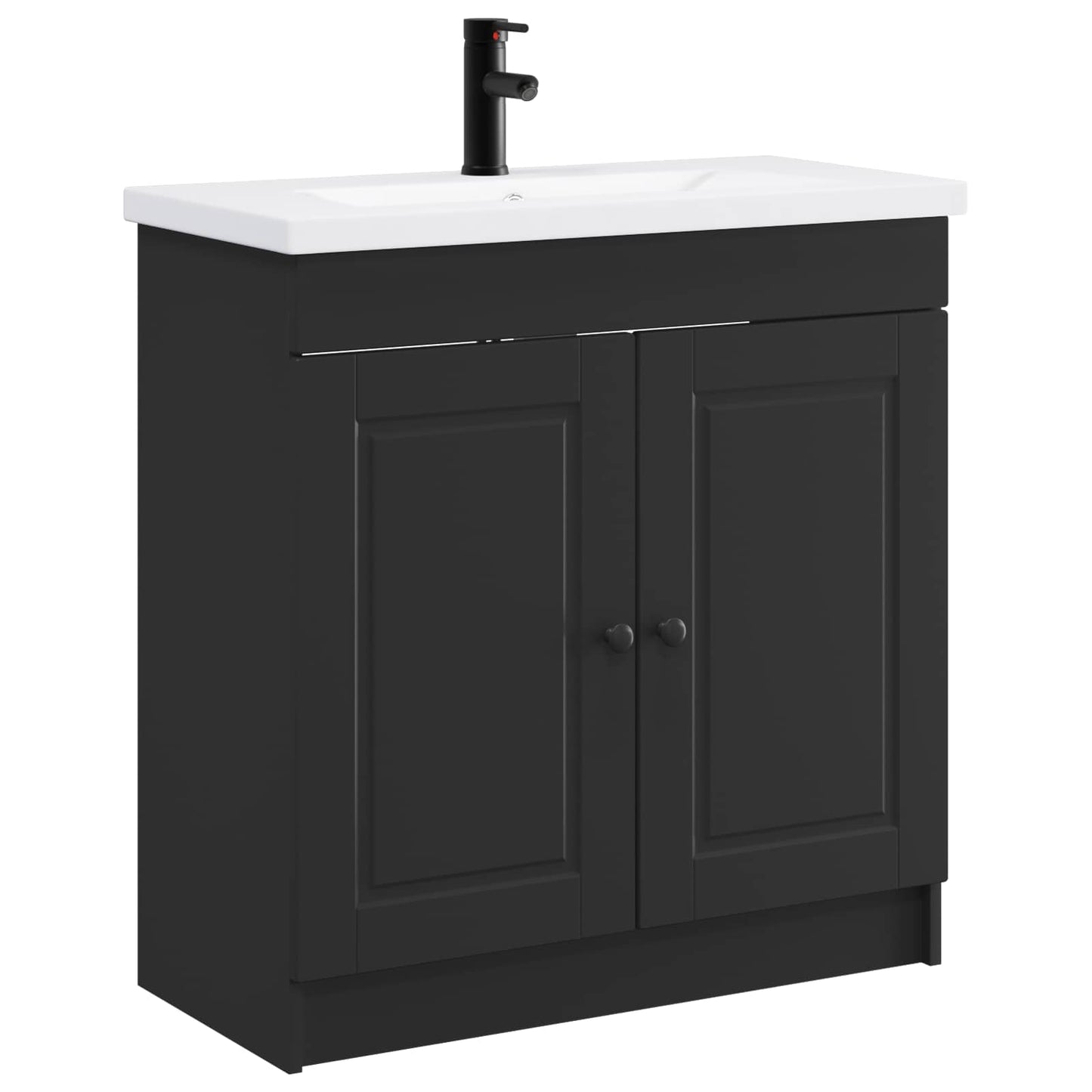 Set di mobili per il bagno Nero 78,5 x 37,5 x 81 cm | homemem39