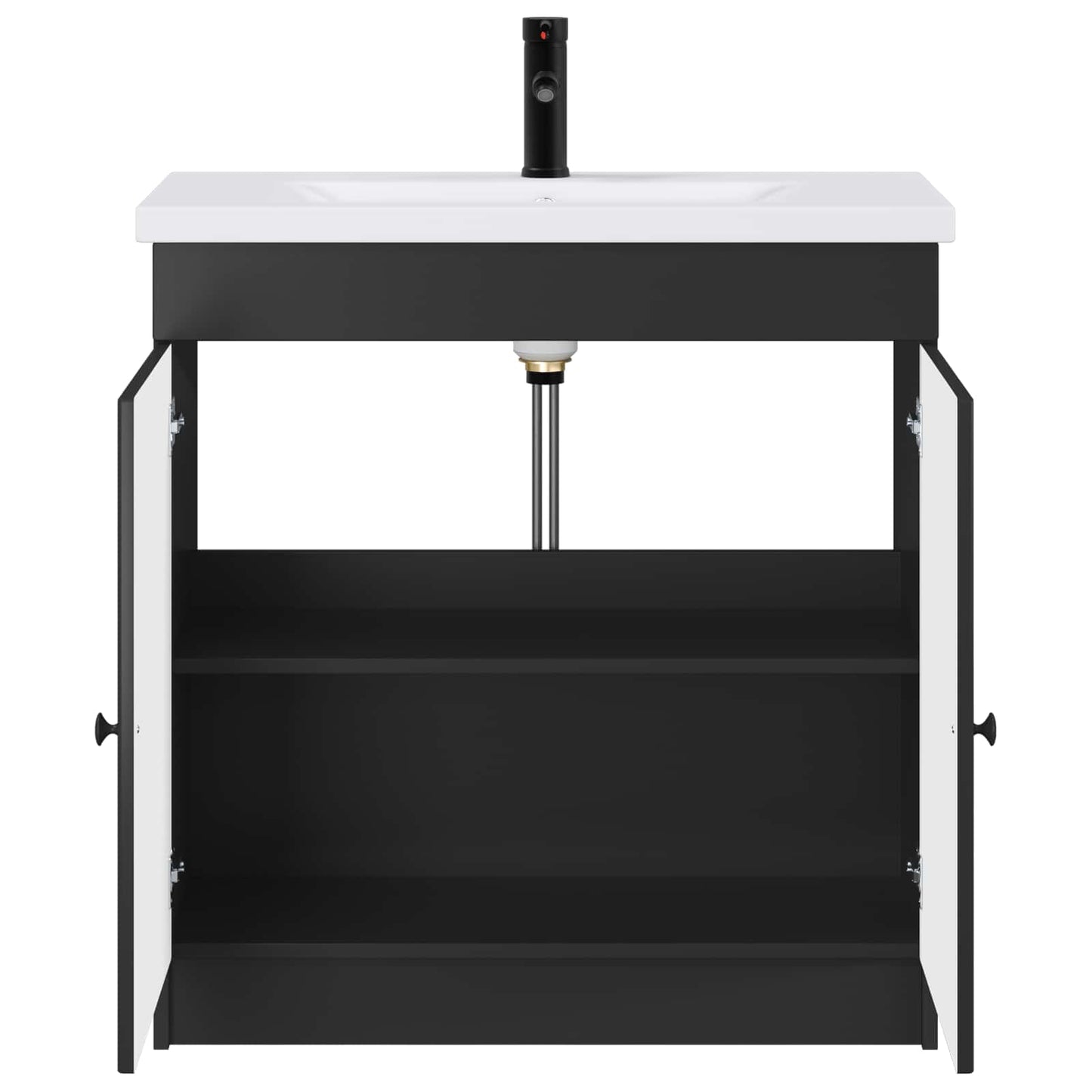 Set di mobili per il bagno Nero 78,5 x 37,5 x 81 cm | homemem39