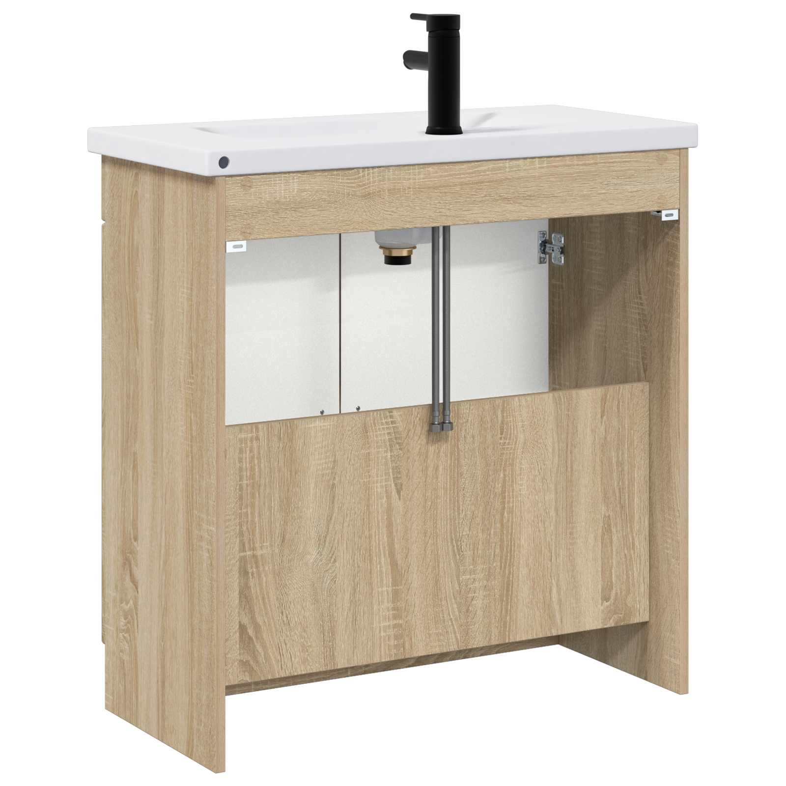 Set di mobili per il bagno Rovere Sonoma 78,5 x 37,5 x 81 cm | homemem39