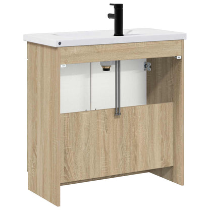 Set di mobili per il bagno Rovere Sonoma 78,5 x 37,5 x 81 cm | homemem39