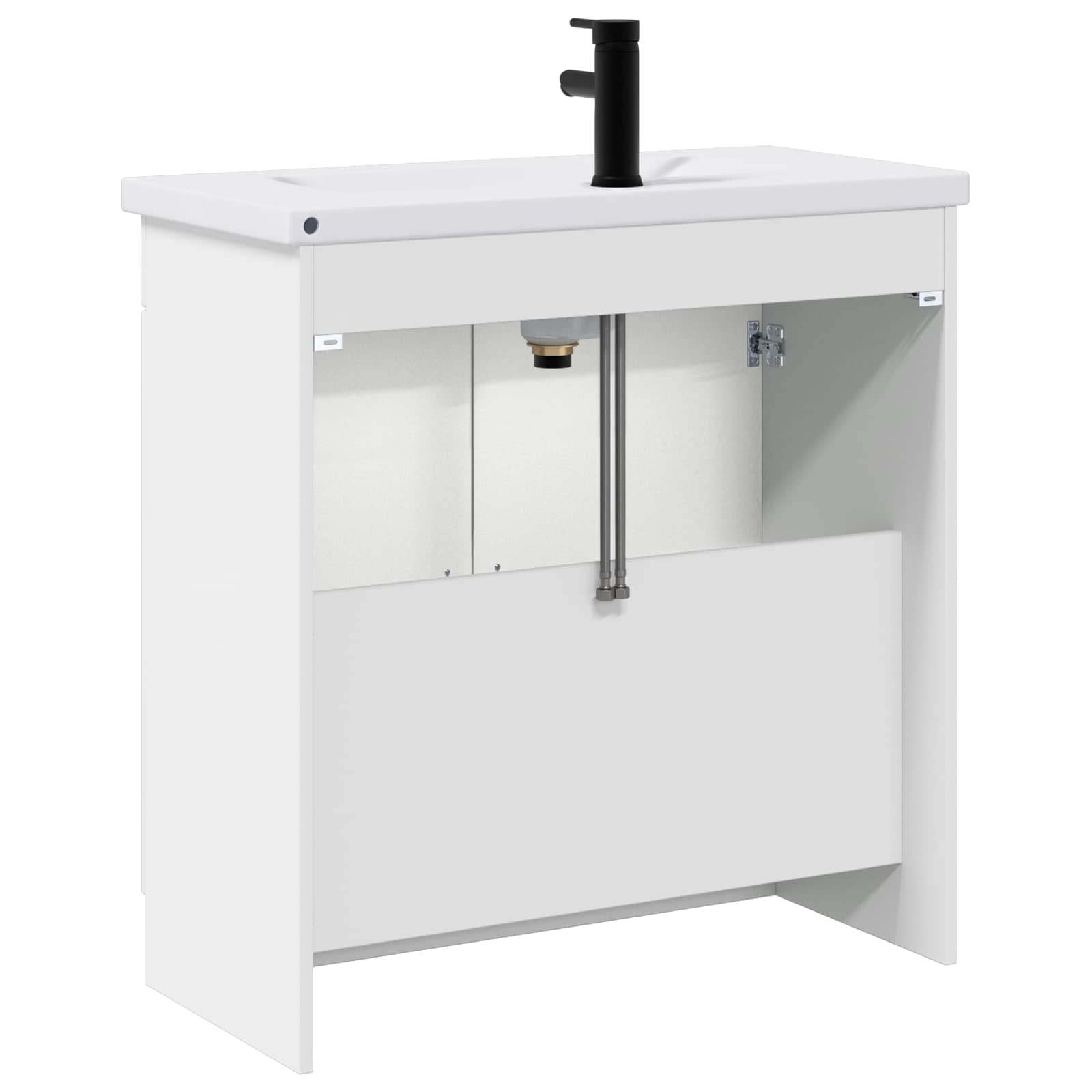 Set di mobili per il bagno Bianco Lucido 78,5 x 37,5 x 81 cm | homemem39