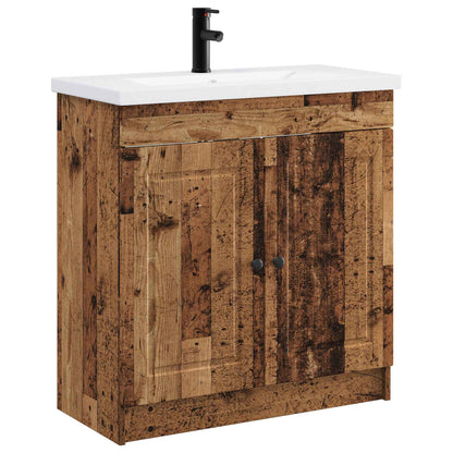 Set di mobili per il bagno Legno antico 78,5 x 37,5 x 81 cm | homemem39