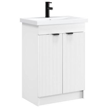 Set di mobili per il bagno Bianco 56 x 37,5 x 81 cm | homemem39
