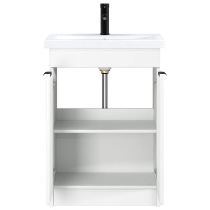 Set di mobili per il bagno Bianco 56 x 37,5 x 81 cm | homemem39