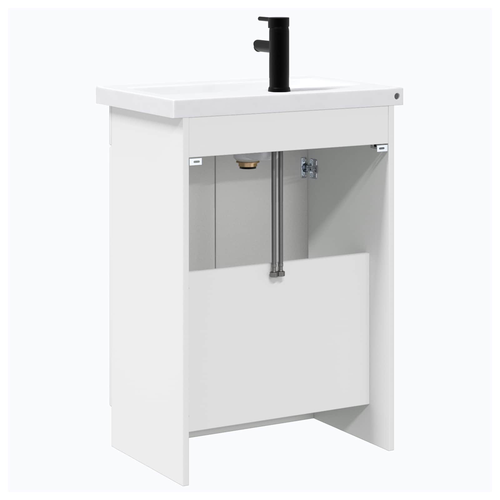 Set di mobili per il bagno Bianco 56 x 37,5 x 81 cm | homemem39