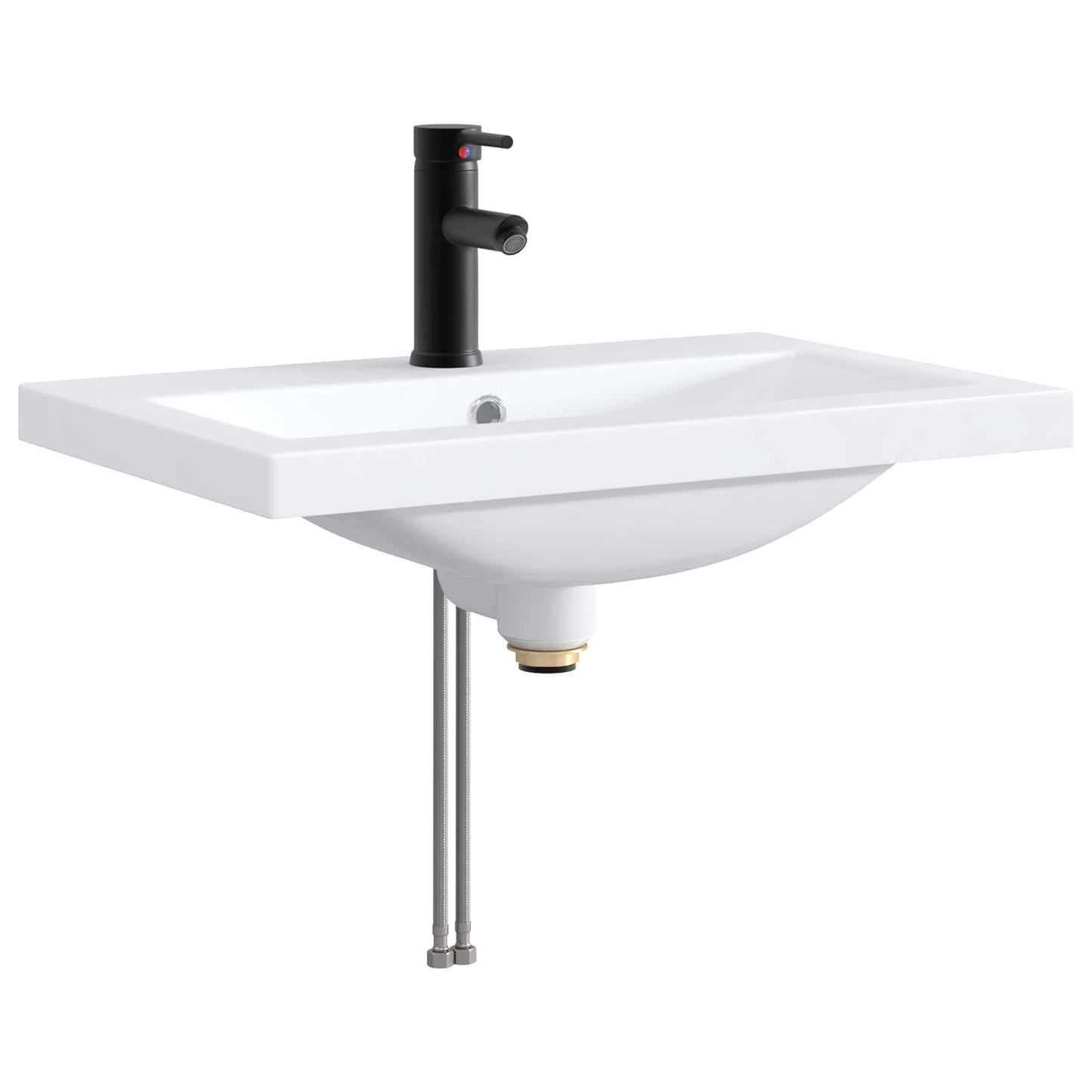 Set di mobili per il bagno Nero 56 x 37,5 x 81 cm | homemem39