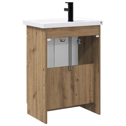 Set di mobili per il bagno Rovere Artigianale 56 x 37,5 x 81 cm | homemem39