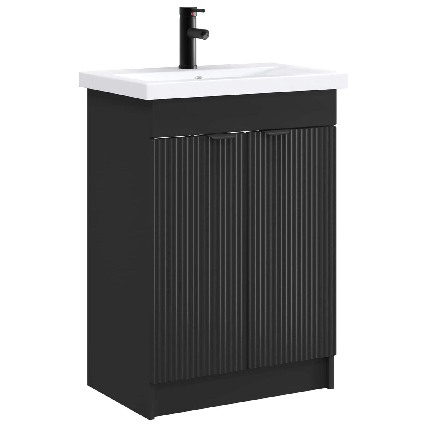 Set di mobili per il bagno Nero 78,5 x 37,5 x 81 cm | homemem39