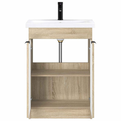 Set di mobili per il bagno Rovere Sonoma 78,5 x 37,5 x 81 cm | homemem39