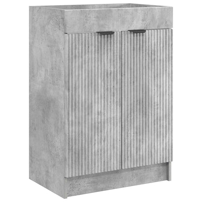 Set di mobili per il bagno Grigio Cemento 78,5 x 37,5 x 81 cm | homemem39