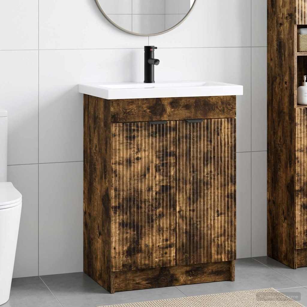 Set di mobili per il bagno Rovere Fumo 78,5 x 37,5 x 81 cm | homemem39