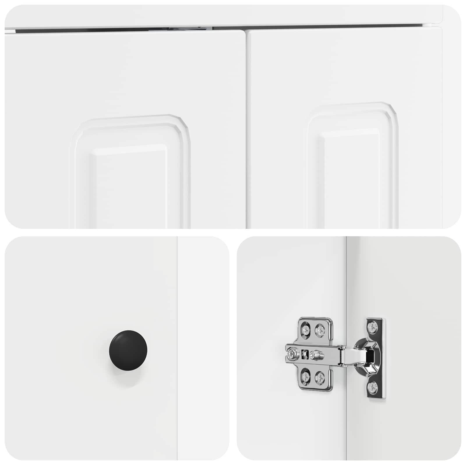 Set di mobili per il bagno Bianco 56 x 37,5 x 81 cm | homemem39