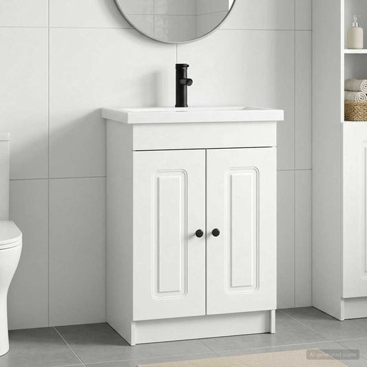 Set di mobili per il bagno Bianco 56 x 37,5 x 81 cm | homemem39