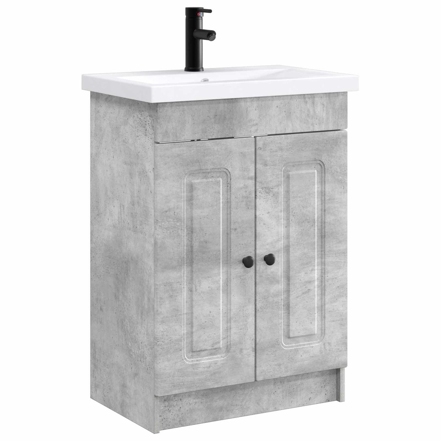 Set di mobili per il bagno Grigio Cemento 56 x 37,5 x 81 cm | homemem39