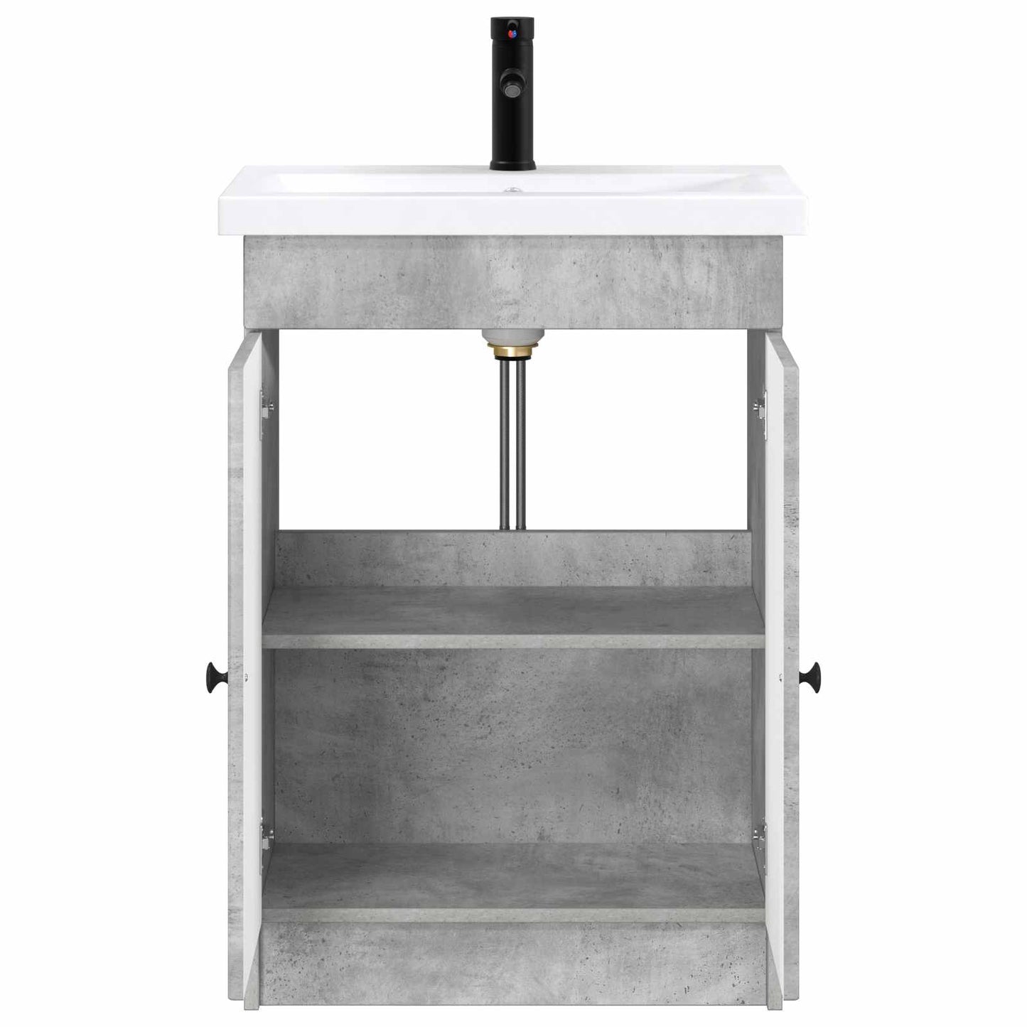 Set di mobili per il bagno Grigio Cemento 56 x 37,5 x 81 cm | homemem39