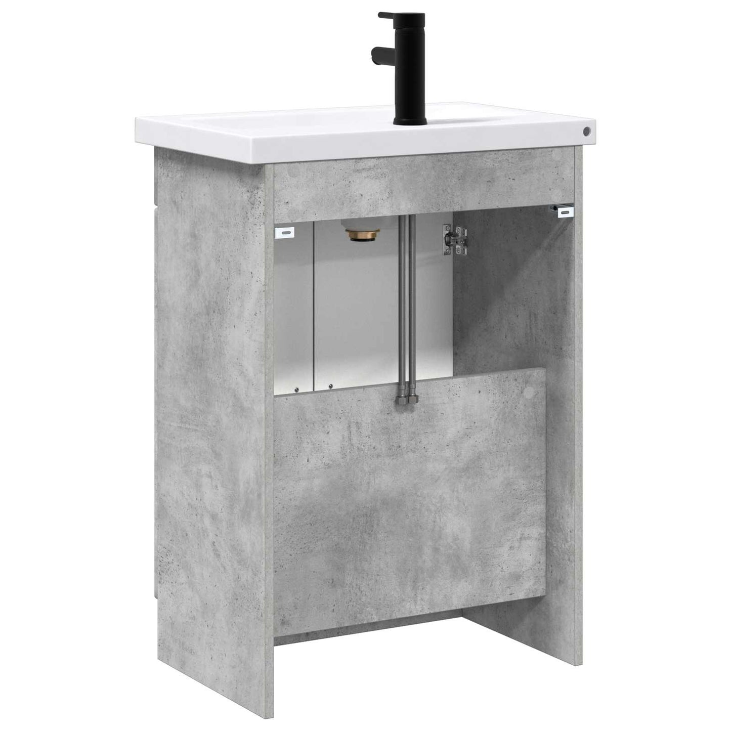 Set di mobili per il bagno Grigio Cemento 56 x 37,5 x 81 cm | homemem39