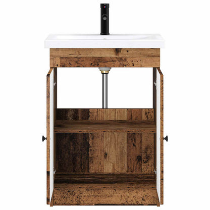 Set di mobili per il bagno Legno antico 56 x 37,5 x 81 cm