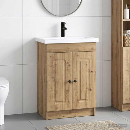 Set di mobili per il bagno Rovere Artigianale 56 x 37,5 x 81 cm | homemem39