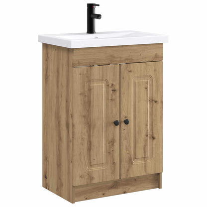 Set di mobili per il bagno Rovere Artigianale 56 x 37,5 x 81 cm | homemem39
