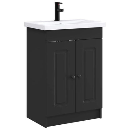 Set di mobili per il bagno Nero 78,5 x 37,5 x 81 cm | homemem39