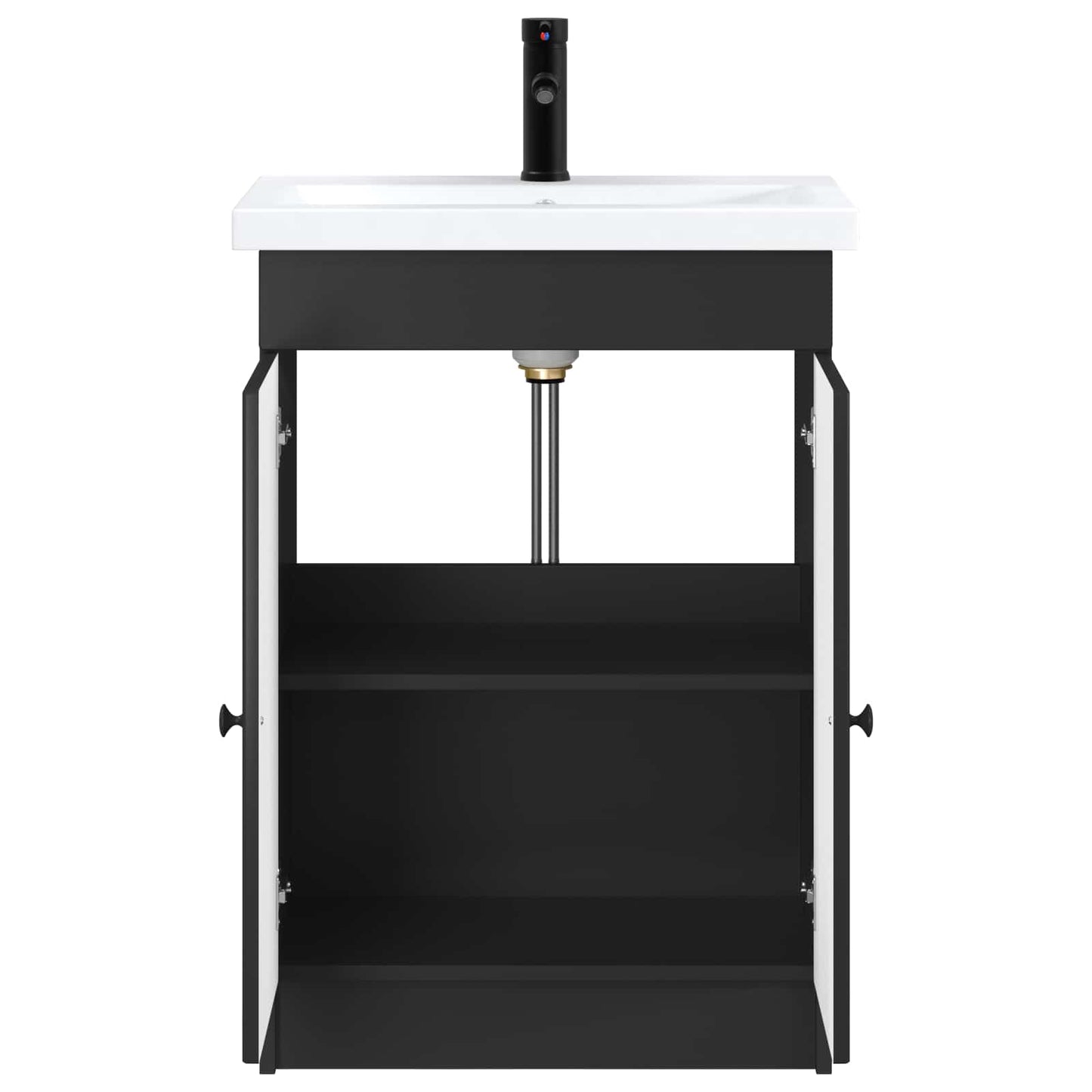 Set di mobili per il bagno Nero 78,5 x 37,5 x 81 cm | homemem39
