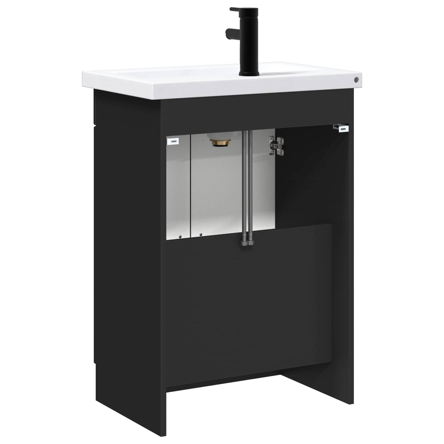 Set di mobili per il bagno Nero 78,5 x 37,5 x 81 cm | homemem39