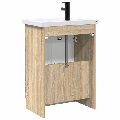 Set di mobili per il bagno Rovere Sonoma 78,5 x 37,5 x 81 cm | homemem39